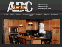 Tablet Screenshot of abcdesignconcepts.com